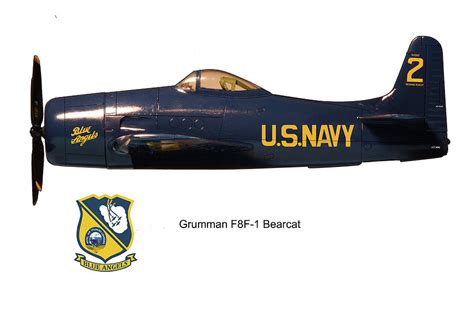 Grumman F8F Bearcat - Blue Angels Profile Digital Art by Richard Filteau - Pixels