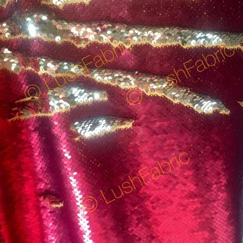 3mm Mini Sequins Fabric Material 1 Way Stretch 130cm Or 51 Wide