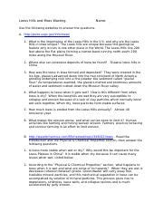 Loess Hills And Mass Wasting Docx Loess Hills And Mass Wasting Name