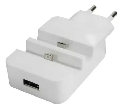 Carregador De Tomada Entrada Lightning E Usb Xc I V X Cell Cor Branco