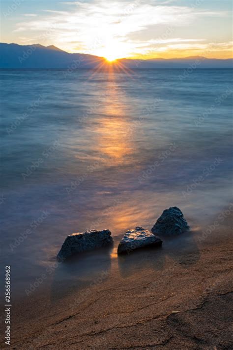 Sunset at Lake Tahoe Stock Photo | Adobe Stock