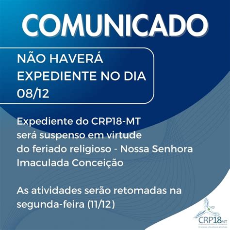 Comunicado Expediente Dia 0812 Notícias Conselho Regional De