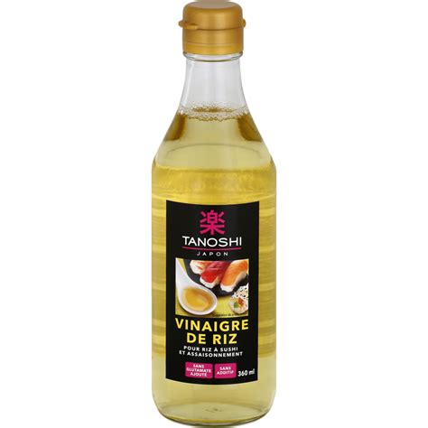 TANOSHI Vinaigre de riz pour riz à sushi et assaisonnement bouteille