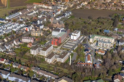 Herne aus der Vogelperspektive Gebäude des Altersheim