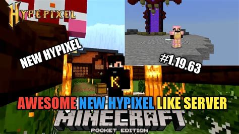 ALL NEW AWESOME HYPIXEL LIKE SERVER FOR MINECRAFT PE Wenpixel