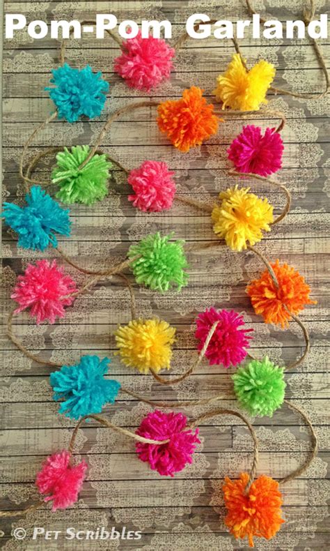 DIY: Pom-Pom Garland - Deja Vue Designs