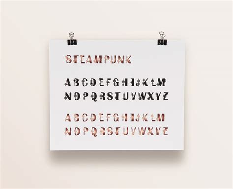 Steampunk Font :: Behance