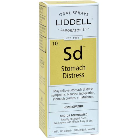 Liddell Homeopathic Stomach Distress - 1 fl oz - Walmart.com