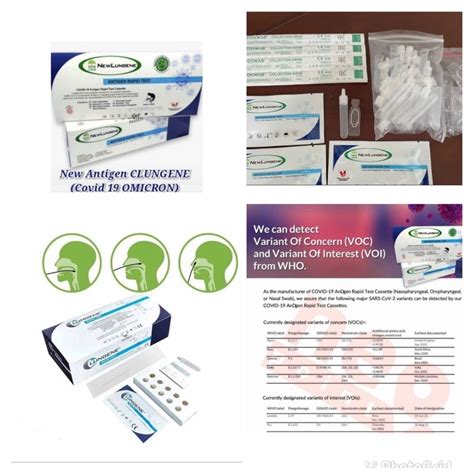 Jual NEW LUNGENE BIRU RAPID TEST SWAB ANTIGEN CLUNGENE BLUE 1 PCS