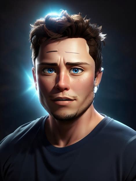 Premium AI Image 3d Cartoon Style Character Of Elon Musk Created With