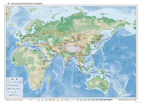 基于arcgis 一带一路地图制作 沿途主要城市 路线丝绸之路gis数据集 Csdn博客