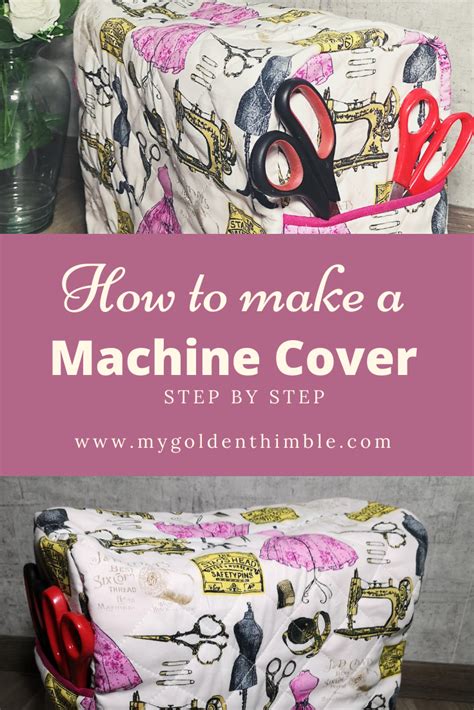 Easy Sewing Machine Cover Pattern And Tutorial For Beginners In