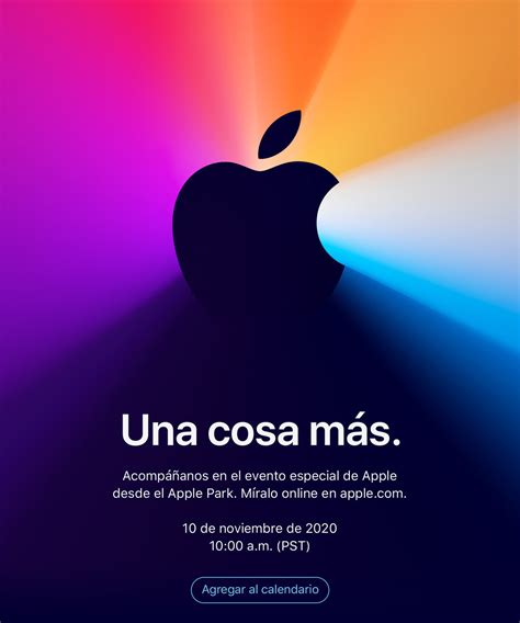 Anunci Apple Su Nuevo Evento One More Thing Ser La Pr Xima Semana