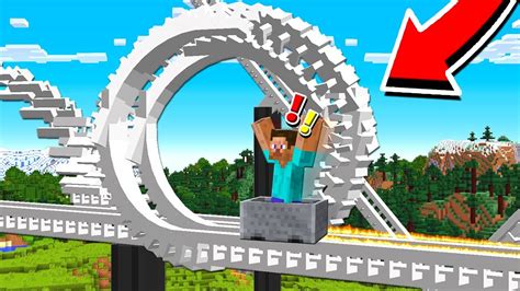 How To Build A Pro Rollercoaster In Minecraft Youtube