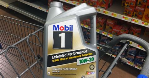 Synthetic Mobil 1 Oil 5-Quart Bottle Just $16.47 After Rebate at ...