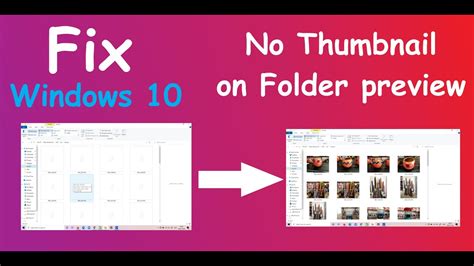 How To Get Windows 10 To Show Thumbnails Instead Of Icons Youtube