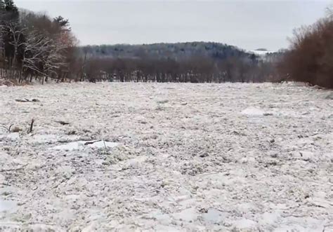 Susquehanna River Ice Jam Captured From The Air Video Dailymotion