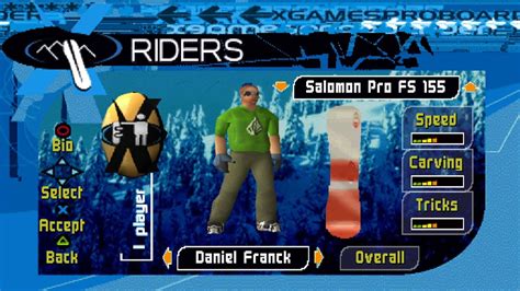 Espn X Games Pro Boarder All Characters Ps Youtube