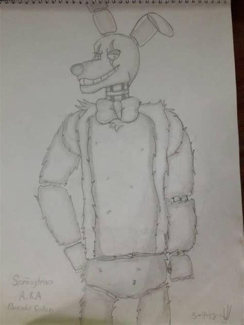 Grawolfquinns Version Of Springtrap By Xxjay Asrielxx On Deviantart