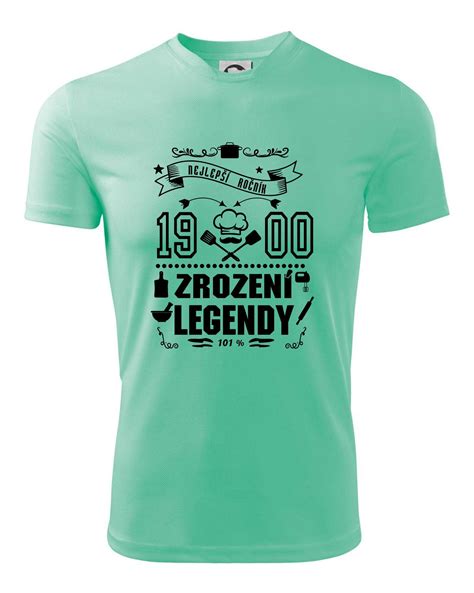 Zrození Legendy pro kuchaře Pánské triko Fantasy sportovní dresovina