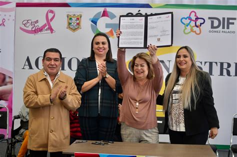 Establece DIF Gómez Palacio convenios de colaboración en beneficio de