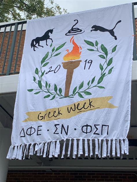 Sorority Fraternity Sheet Banner Sorority And Fraternity Greek Week