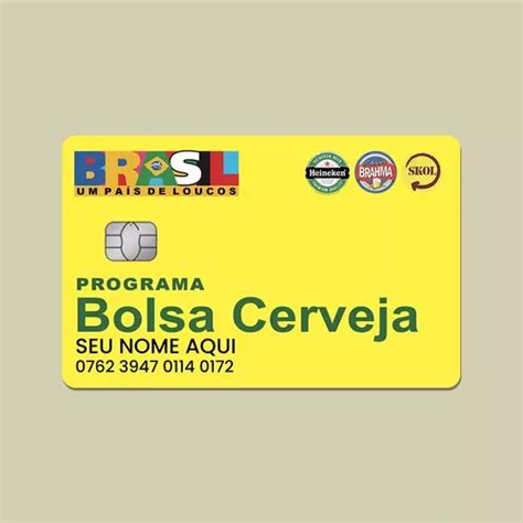 Adesivo Para Cartão Bolsa Cerveja Divertido Personalizado