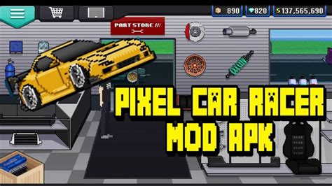 PIXEL CAR RACER MOD APK YouTube