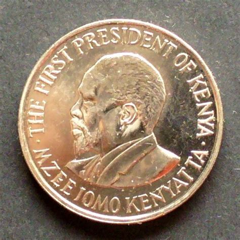 Kenia 1 Shilling 2009 S 41 E N Galv Jomo Kenyatta Staatswappen