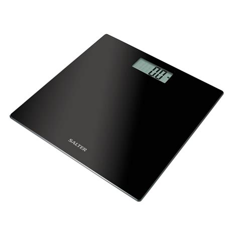 Salter Ultra Slim Glass Digital Bathroom Scales Black