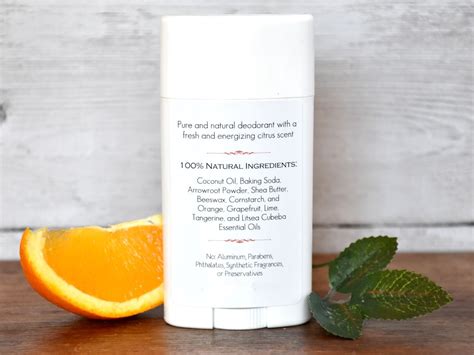 Citrus Deodorant - Niobrara Naturals | Always All Natural Skin Care | Plus Soy Candles