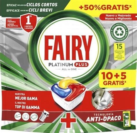 Fairy Kapsu Ki Do Zmywarki Szt Platinum Plus Lemon Opinie I