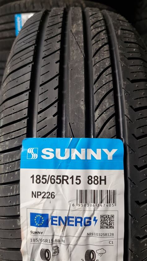 Treno 4 Pneumatici Estivi 185 65 15 88H Sunny Set 4 Gomme Estive Nuove