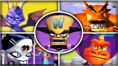 Crash Bandicoot Purple Riptos Rampage All Bosses Youtube