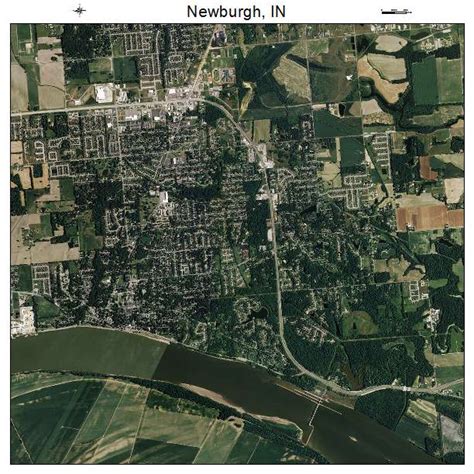 Aerial Photography Map of Newburgh, IN Indiana