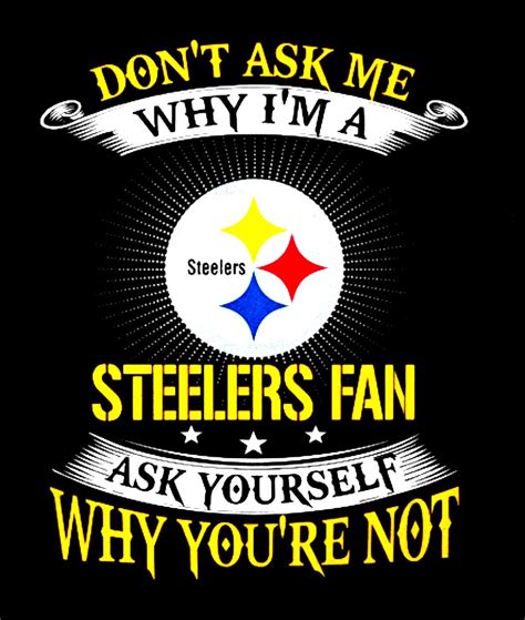 Go Ahead Ask Ill Wait Gm Pittsburgh Steelers Football