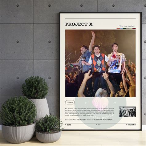 Project X Movie Poster / Project X Poster / Modern Art Print / - Etsy