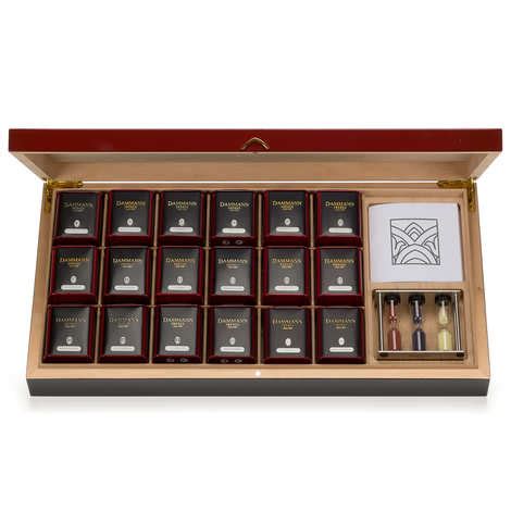 Coffret thé collection rouge Carmin Dammann frères