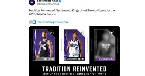 Sacramento Kings Unveil 2 New Uniform Sets For 2023 24 Season Cbs Sacramento