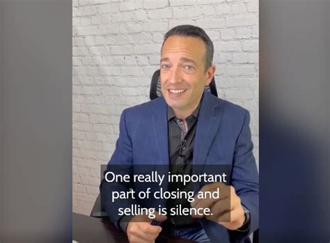 Sales Training Micro Lesson - Silence Closes Sales