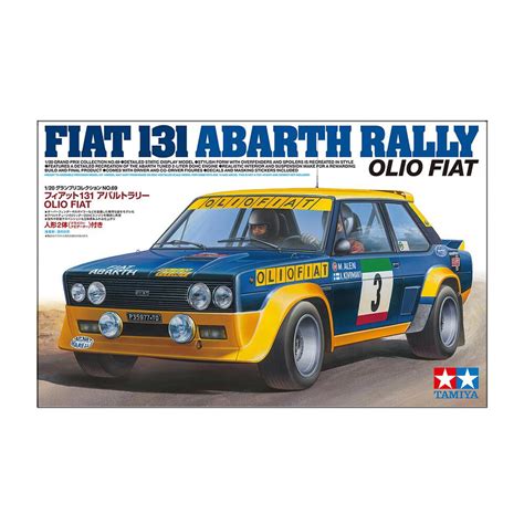 Tamiya Fiat Abarth Rally Car Plastic Model Kit Scale