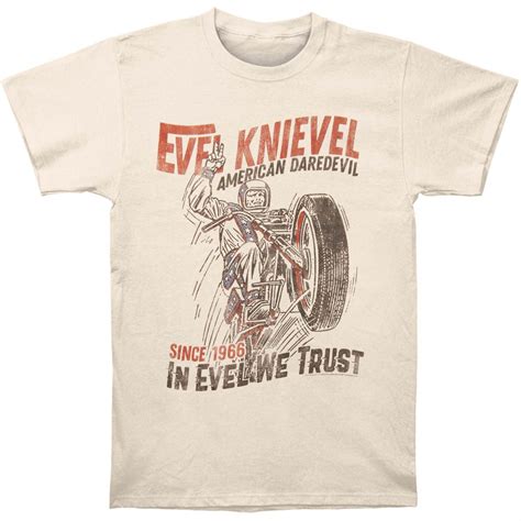 Evel Knievel Jumpdevil T Shirt Natural 3491 Jznovelty