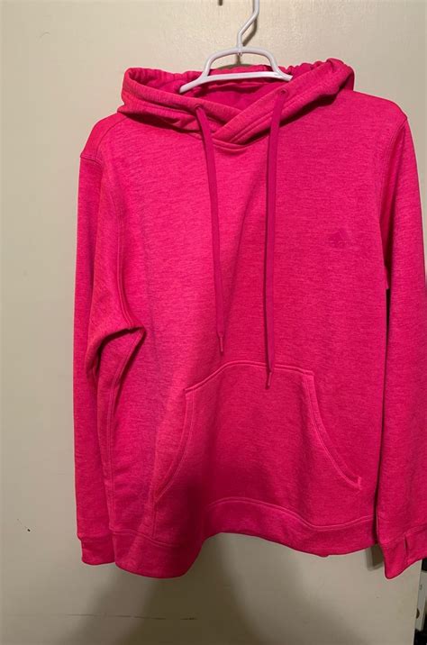 Ladies’ Pink Adidas Hoodie Climawarm Size Xl Nwot Lined And Very Nice Soft Adidas Hoodie