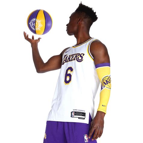 Nike Los Angeles Lakers Nba Erkek Beyaz Basketbol Formas Dn