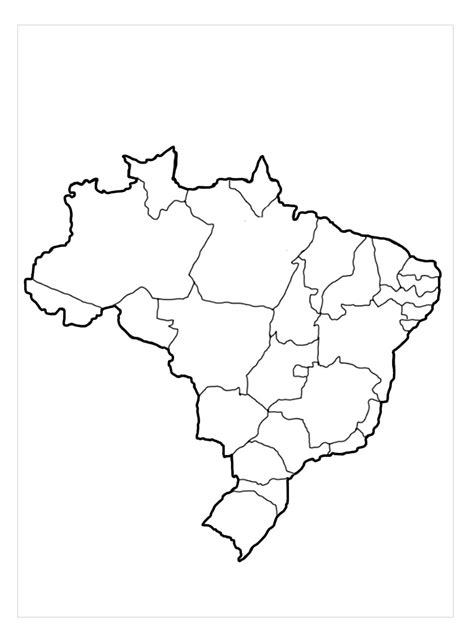 Awasome Mapa Do Brasil Para Imprimir E Colorir Ideas Hot Sex Picture