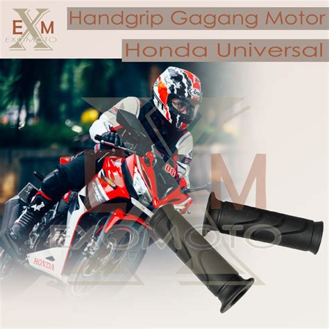 Jual Grip Honda Handgrip Hitam Polos Plus Handgrip Standar Honda