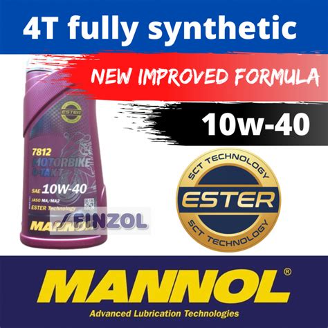 Mannol Fully Synthetic Ester Takt Motorbike Sae W Api Sl