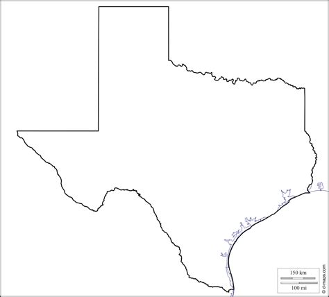 Texas Outline Printable