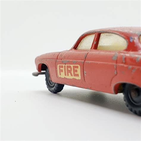 Vintage 1961 Red Jaguar Mk 10 Husky Car Toy Retro Jaguar Toy Car