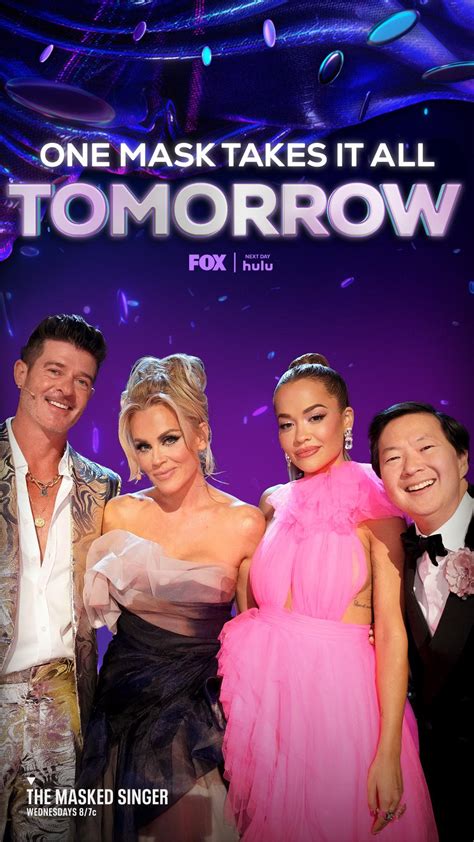 #TheMaskedSinger Season Finale is Tomorrow at 8/7c on @foxtv : r ...